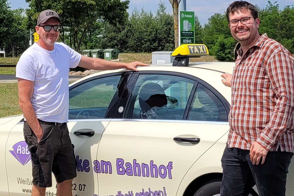 Testfahrt im Realbetrieb mit dem ÖPNV-Taxi!